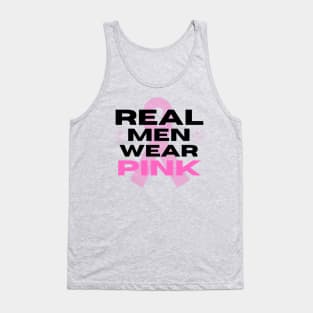 Real men wear pink Tank Top